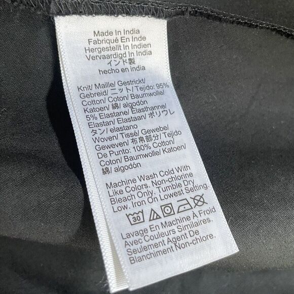 J.CREW Tank Midi Dress Women XXS Poplin Skirt NEW Black A-Line Pockets CA647 - Picture 16 of 16